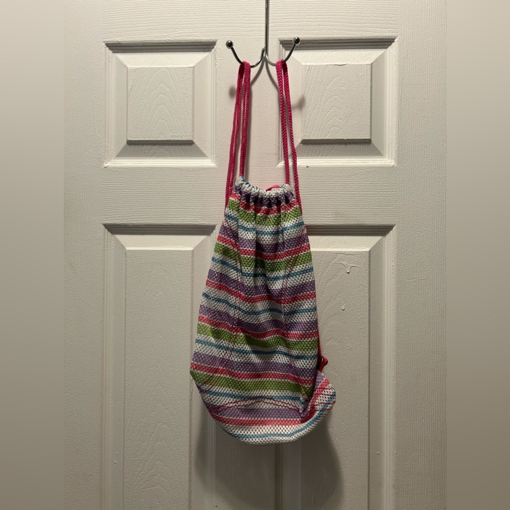 Mesh‎ drawstring backpack bag